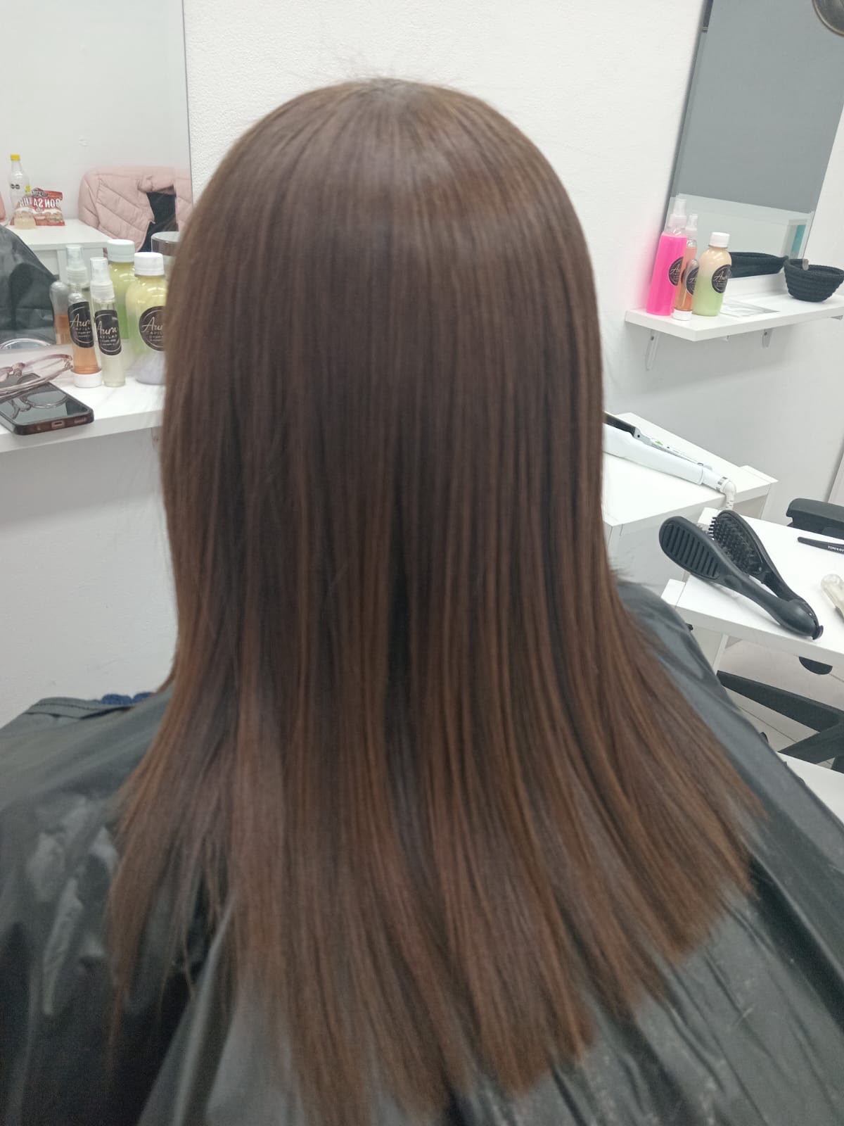 Botox capilar con acabado suave y natural